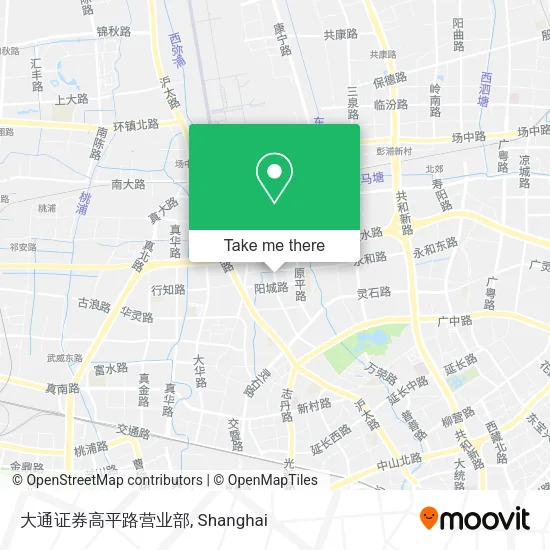大通证券高平路营业部 map
