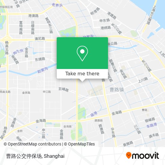 曹路公交停保场 map