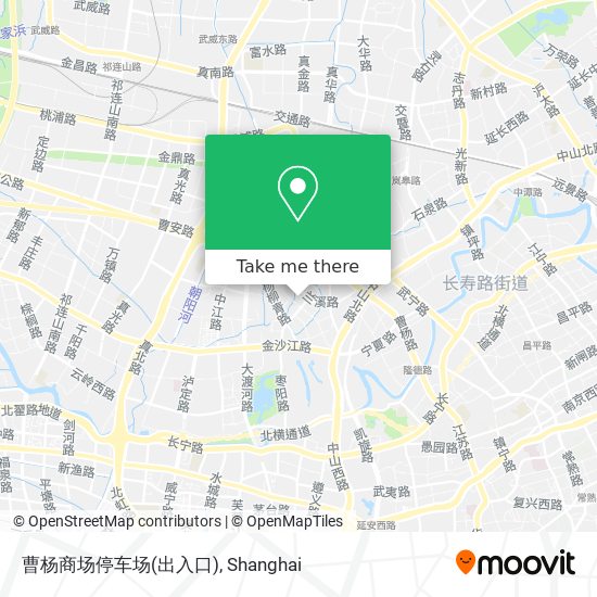 曹杨商场停车场(出入口) map