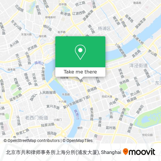 北京市共和律师事务所上海分所(浦发大厦) map