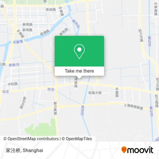 家泾桥 map