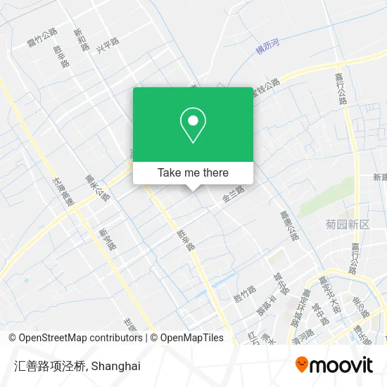 汇善路项泾桥 map