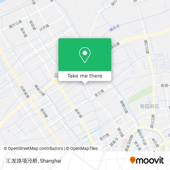 汇发路项泾桥 map