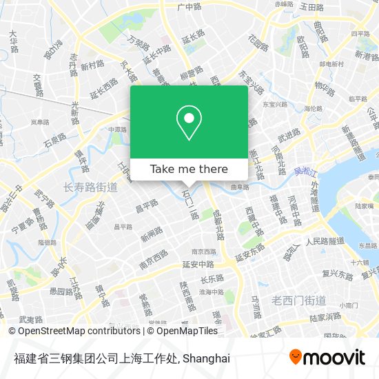 福建省三钢集团公司上海工作处 map