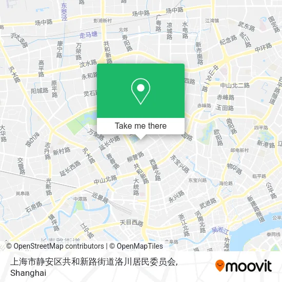 上海市静安区共和新路街道洛川居民委员会 map