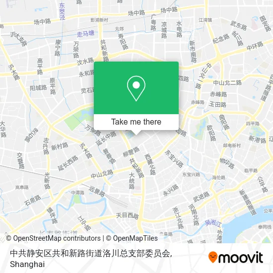 中共静安区共和新路街道洛川总支部委员会 map