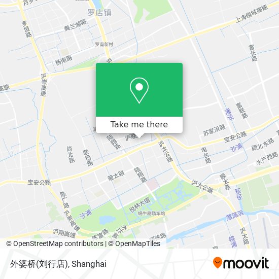 外婆桥(刘行店) map