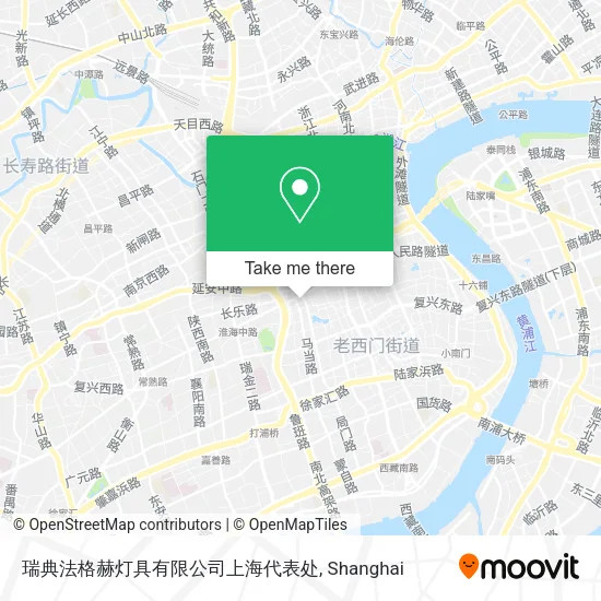 瑞典法格赫灯具有限公司上海代表处 map