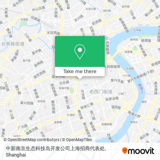 中新南京生态科技岛开发公司上海招商代表处 map