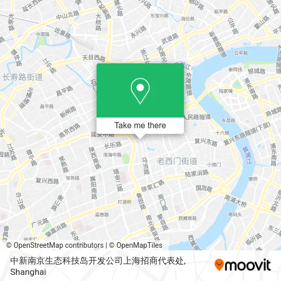 中新南京生态科技岛开发公司上海招商代表处 map