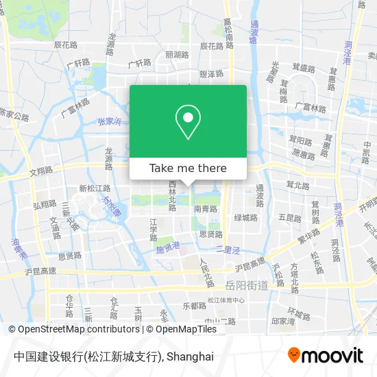 中国建设银行(松江新城支行) map