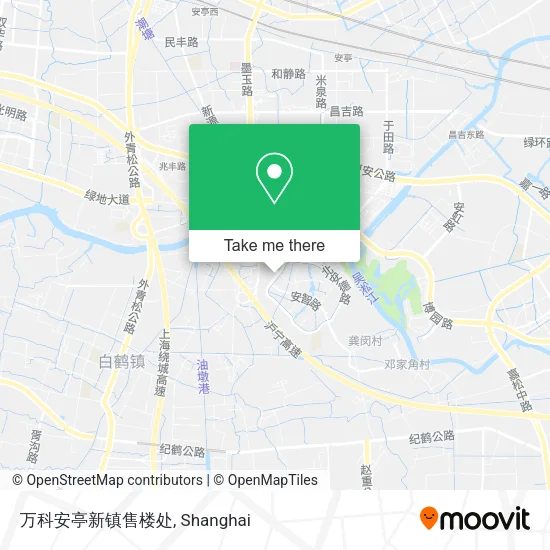 万科安亭新镇售楼处 map
