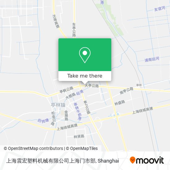 上海震宏塑料机械有限公司上海门市部 map