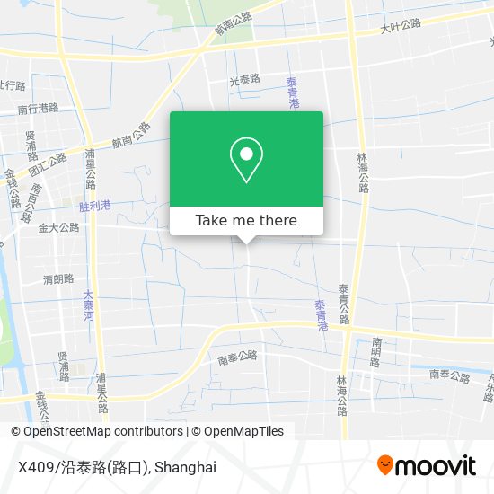 X409/沿泰路(路口) map