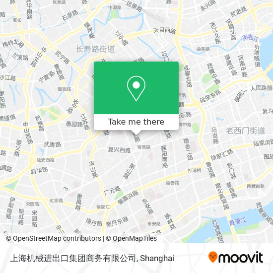 上海机械进出口集团商务有限公司 map