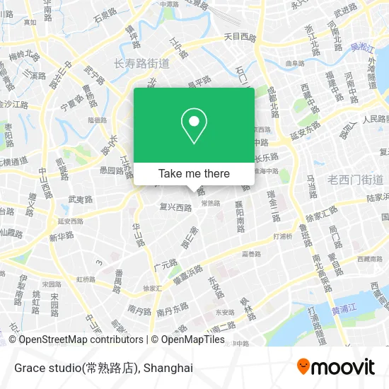 Grace studio(常熟路店) map