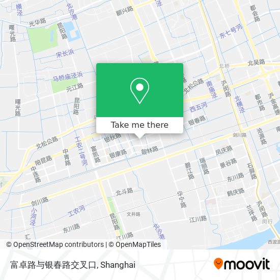 富卓路与银春路交叉口 map