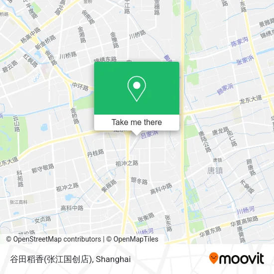 谷田稻香(张江国创店) map