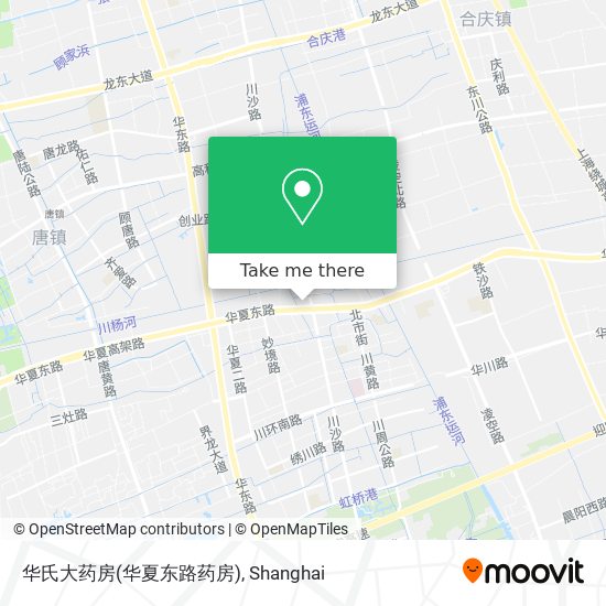 华氏大药房(华夏东路药房) map