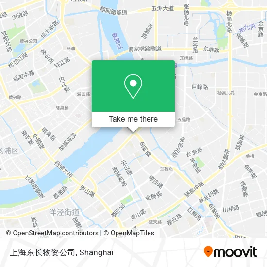 上海东长物资公司 map