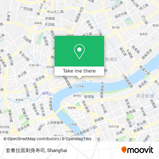 套餐拉面刺身寿司 map