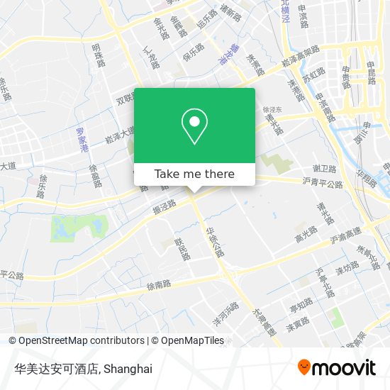 华美达安可酒店 map