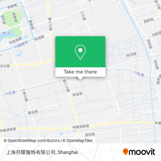 上海邦耀服饰有限公司 map