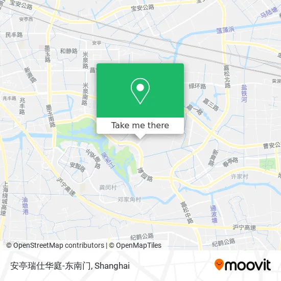 安亭瑞仕华庭-东南门 map