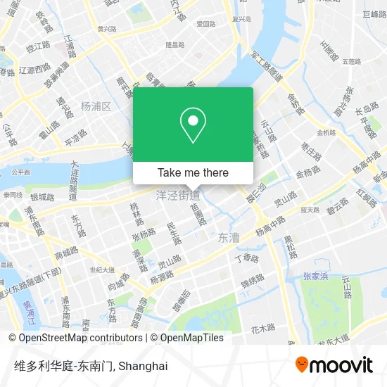 维多利华庭-东南门 map