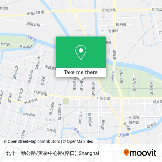 北十一勤公路/黄桥中心路(路口) map