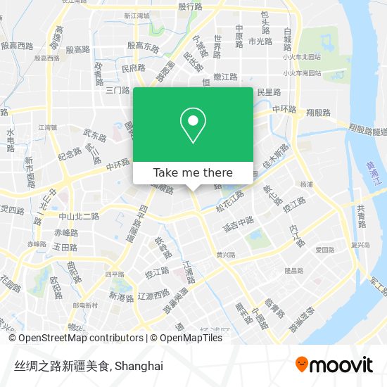 丝绸之路新疆美食 map