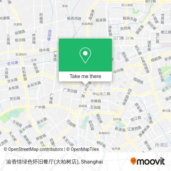渝香情绿色怀旧餐厅(大柏树店) map