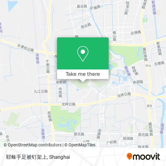 耶稣手足被钉架上 map