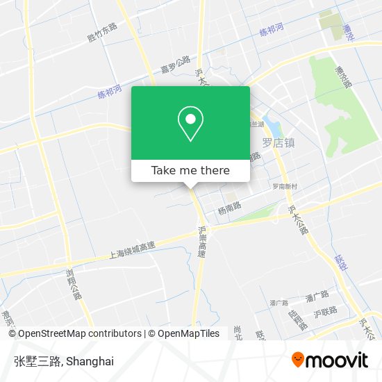 张墅三路 map