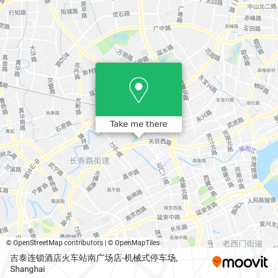吉泰连锁酒店火车站南广场店-机械式停车场 map