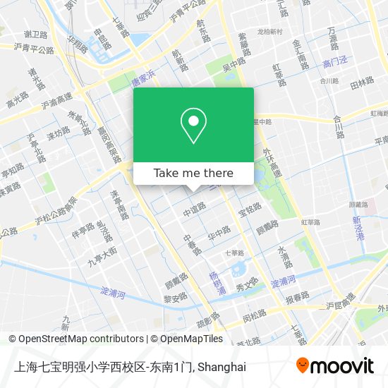上海七宝明强小学西校区-东南1门 map
