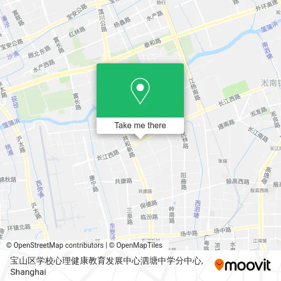 宝山区学校心理健康教育发展中心泗塘中学分中心 map