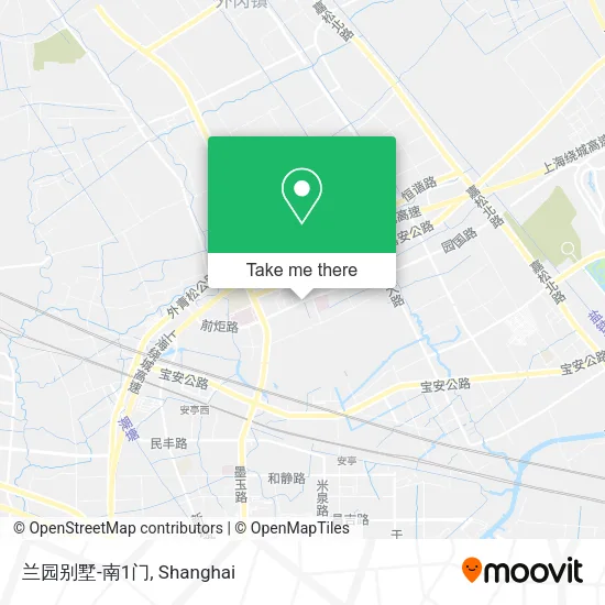 兰园别墅-南1门 map