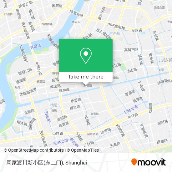 周家渡川新小区(东二门) map