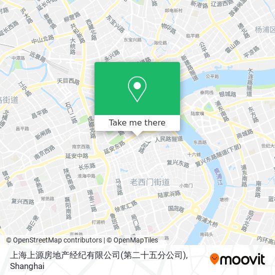 上海上源房地产经纪有限公司(第二十五分公司) map