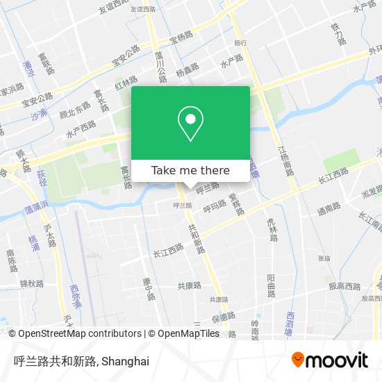 呼兰路共和新路 map