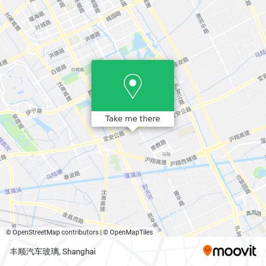 丰顺汽车玻璃 map