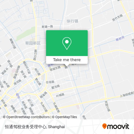 恒通驾校业务受理中心 map