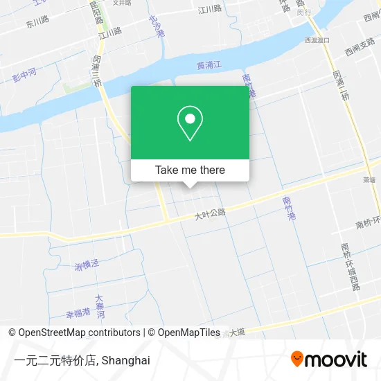 一元二元特价店 map
