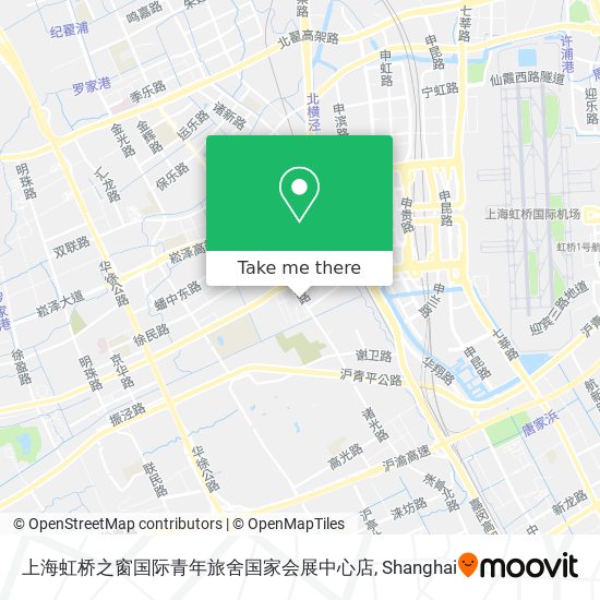 上海虹桥之窗国际青年旅舍国家会展中心店 map