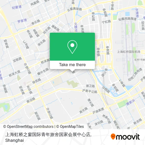 上海虹桥之窗国际青年旅舍国家会展中心店 map