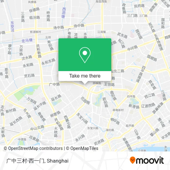 广中三村-西一门 map