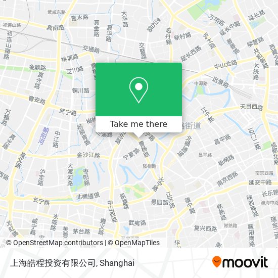 上海皓程投资有限公司 map