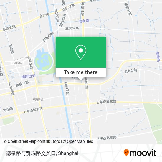 德泉路与贤瑞路交叉口 map