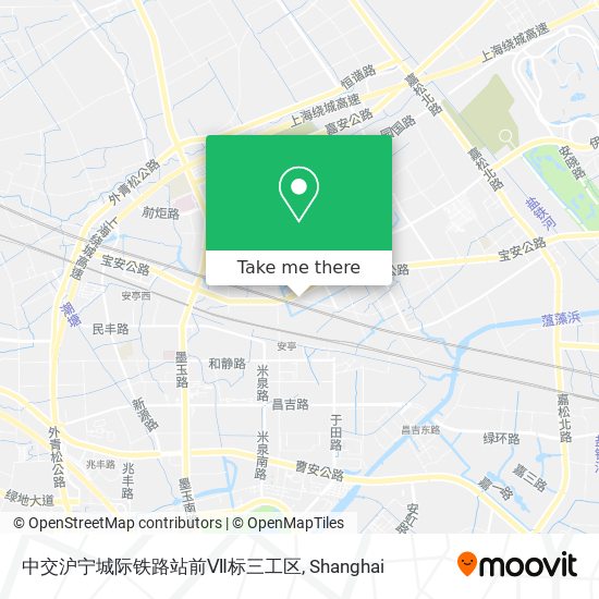 中交沪宁城际铁路站前Ⅶ标三工区 map